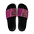 Samoan Pacific Tribal Flower Geometric Art Tattoos Slide Sandals Siapo Pattern Romantic Rose - Polynesian Pride