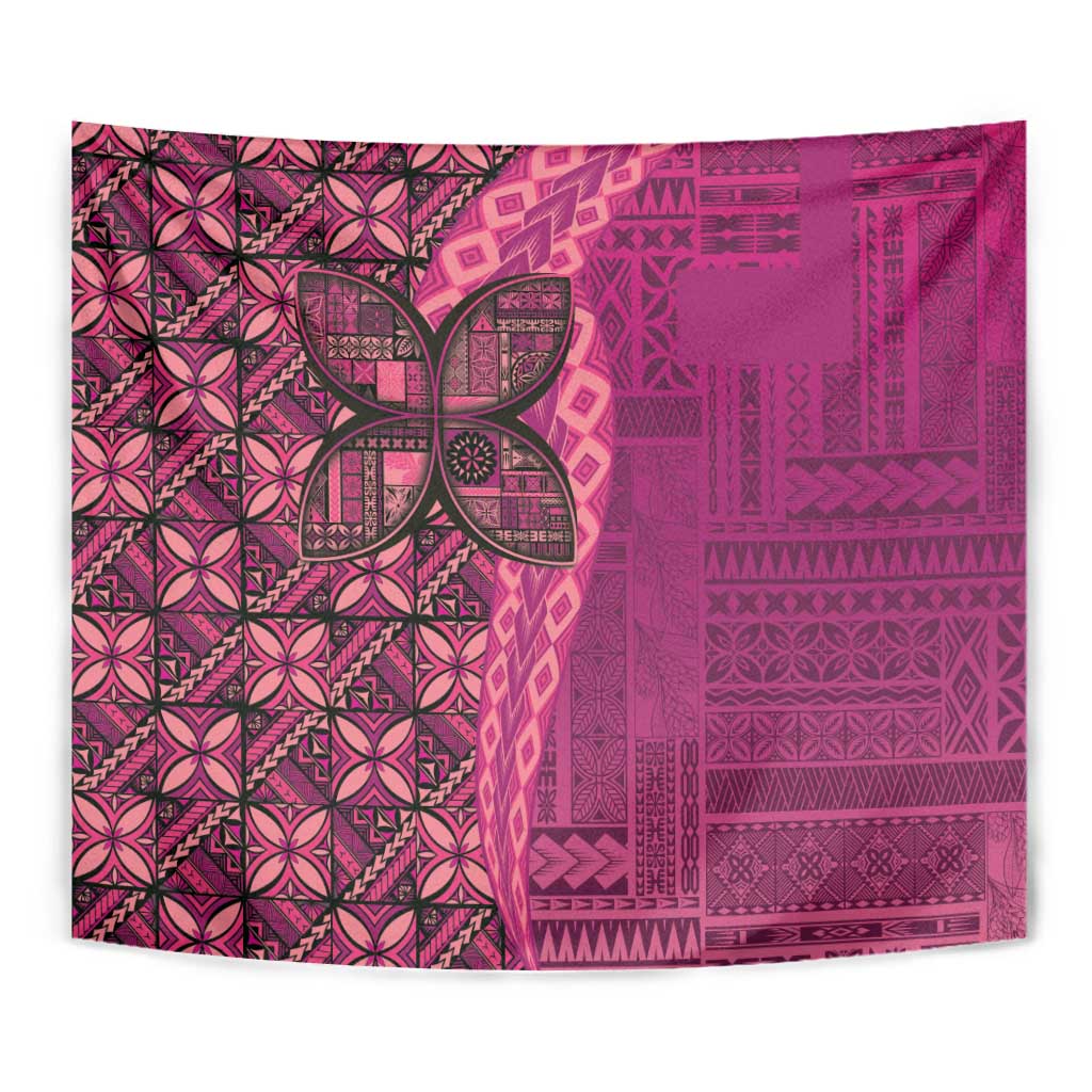 Samoan Pacific Tribal Flower Geometric Art Tattoos Tapestry Siapo Pattern Romantic Rose LT03 - Polynesian Pride