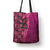 Samoan Pacific Tribal Flower Geometric Art Tattoos Tote Bag Siapo Pattern Romantic Rose - Polynesian Pride