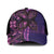Samoan Pacific Tribal Flower Geometric Art Tattoos Mesh Trucker Cap Siapo Pattern Purple Haze - Polynesian Pride