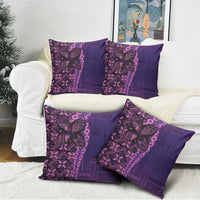 Samoan Pacific Tribal Flower Geometric Art Tattoos Pillow Cover Siapo Pattern Purple Haze LT03 - Polynesian Pride
