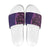 Samoan Pacific Tribal Flower Geometric Art Tattoos Slide Sandals Siapo Pattern Purple Haze - Polynesian Pride