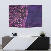 Samoan Pacific Tribal Flower Geometric Art Tattoos Tapestry Siapo Pattern Purple Haze LT03 - Polynesian Pride