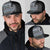 Fijian Masi Tribal Tattoos Art Pattern Mesh Trucker Cap Navy Color Half Style - Polynesian Pride
