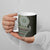 Fijian Masi Tribal Tattoos Art Pattern Ceramic Mug Green Color Half Style - Polynesian Pride