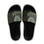 Fijian Masi Tribal Tattoos Art Pattern Slide Sandals Green Color Half Style - Polynesian Pride