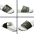 Fijian Masi Tribal Tattoos Art Pattern Slide Sandals Green Color Half Style - Polynesian Pride