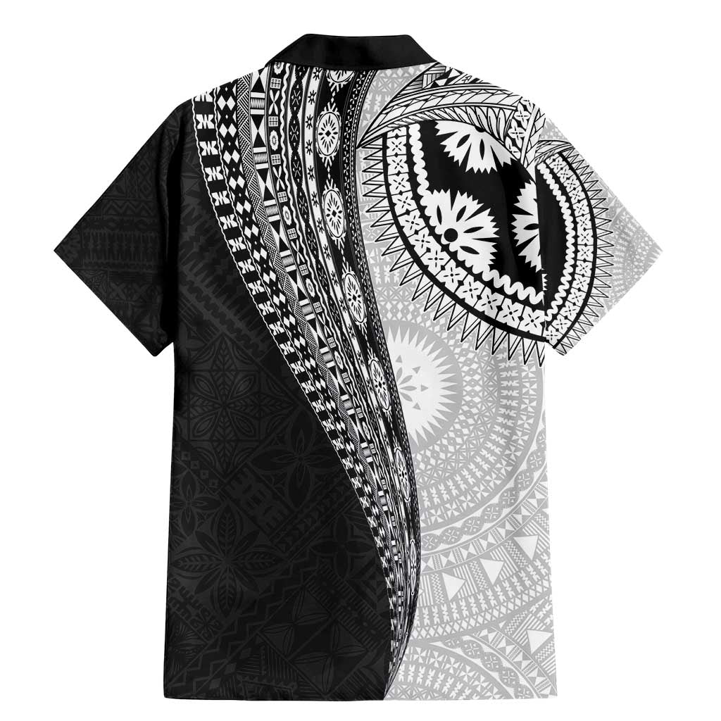 Fijian Masi Tattoos Family Matching Mermaid Dress and Hawaiian Shirt with Tapa Tribal Pattern - Polynesian Pride