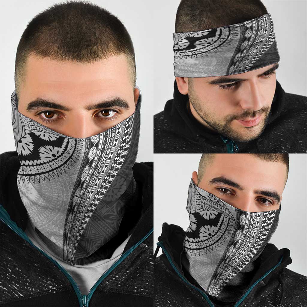 Fijian Masi Tattoos Neck Gaiter with Tapa Tribal Pattern LT03