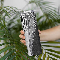 Fijian Masi Tattoos Skinny Tumbler with Tapa Tribal Pattern - Polynesian Pride