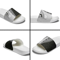 Fijian Masi Tattoos Slide Sandals with Tapa Tribal Pattern - Polynesian Pride