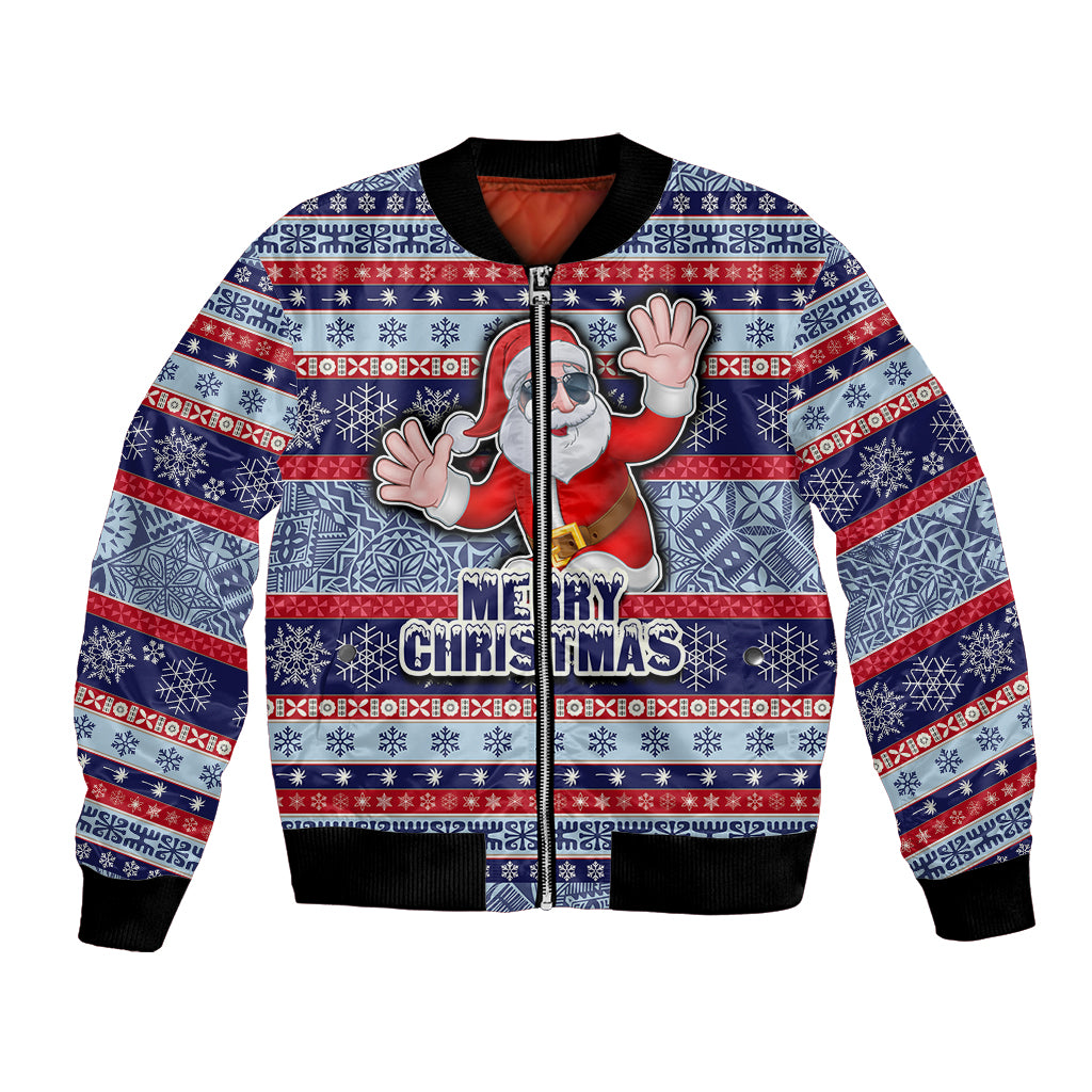 fiji-christmas-bomber-jacket-fijian-santa-and-coat-of-arms-mix-tapa-pattern-striped-style