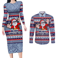 fiji-christmas-couples-matching-long-sleeve-bodycon-dress-and-long-sleeve-button-shirts-fijian-santa-and-coat-of-arms-mix-tapa-pattern-striped-style