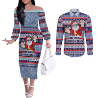 fiji-christmas-couples-matching-off-the-shoulder-long-sleeve-dress-and-long-sleeve-button-shirts-fijian-santa-and-coat-of-arms-mix-tapa-pattern-striped-style