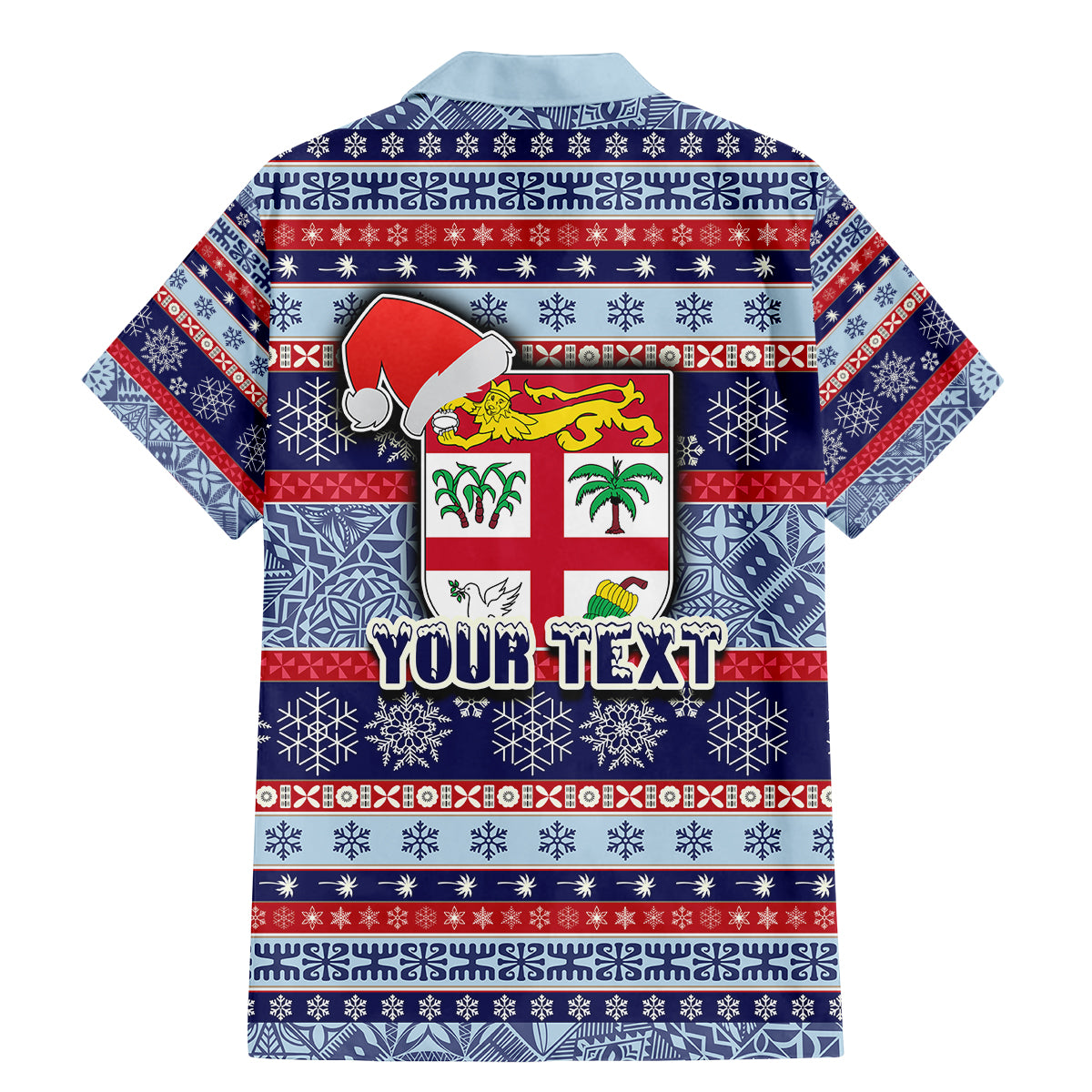 custom-fiji-christmas-family-matching-mermaid-dress-and-hawaiian-shirt-fijian-santa-and-coat-of-arms-mix-tapa-pattern-striped-style