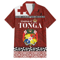Tongan Culture Family Matching Long Sleeve Bodycon Dress and Hawaiian Shirt Ngatu Art Tattoo and Emblem of Tonga