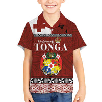 Tongan Culture Hawaiian Shirt Ngatu Art Tattoo and Emblem of Tonga