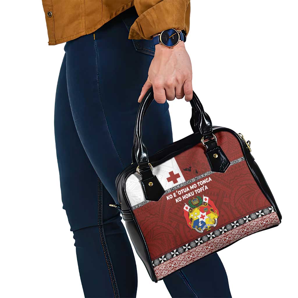 Tongan Culture Shoulder Handbag Ngatu Art Tattoo and Emblem of Tonga