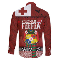 Tongan Christmas Family Matching Off Shoulder Short Dress and Hawaiian Shirt Kilisimasi Fiefia with Ngatu Art Tattoo