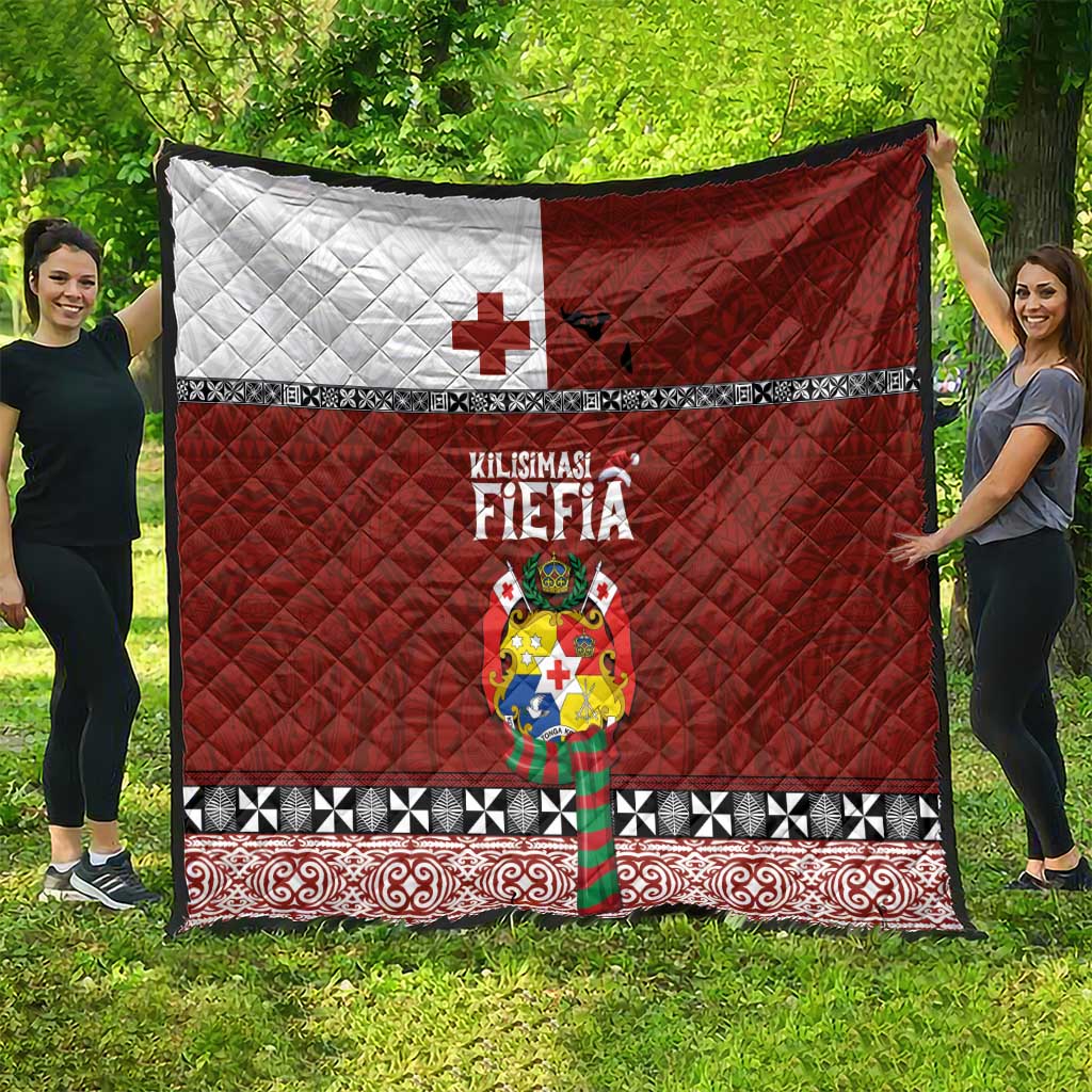 Tongan Christmas Quilt Kilisimasi Fiefia with Ngatu Art Tattoo LT03 - Polynesian Pride