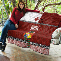 Tongan Christmas Quilt Kilisimasi Fiefia with Ngatu Art Tattoo LT03 - Polynesian Pride
