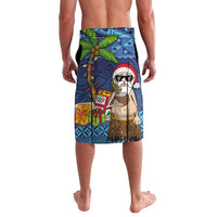 The Funny Santa Wears Sulu Christmas Lavalava Fijian Christmas Palm Tree With Masi Art Tattoo