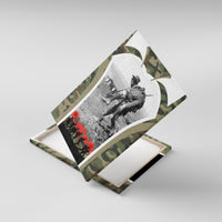 New Zealand and Australia ANZAC Day Canvas Wall Art Koala and Kiwi Bird Soldier Gallipoli Camouflage Style LT03 With Frame Green - Polynesian Pride