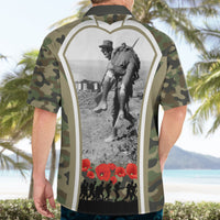 New Zealand and Australia ANZAC Day Hawaiian Shirt Koala and Kiwi Bird Soldier Gallipoli Camouflage Style LT03 - Polynesian Pride