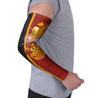 Papua New Guinea Independence Day Arm Sleeves Birds-of-Paradise Melanesian Tattoos Tropical Plants LT03 - Polynesian Pride