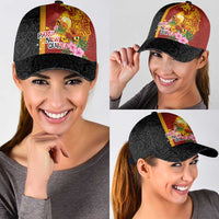 Papua New Guinea Independence Day Classic Cap Birds-of-Paradise Melanesian Tattoos Tropical Plants LT03 - Polynesian Pride
