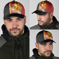 Papua New Guinea Independence Day Classic Cap Birds-of-Paradise Melanesian Tattoos Tropical Plants LT03 - Polynesian Pride