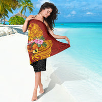 Papua New Guinea Independence Day Sarong Birds-of-Paradise Melanesian Tattoos Tropical Plants LT03 - Polynesian Pride