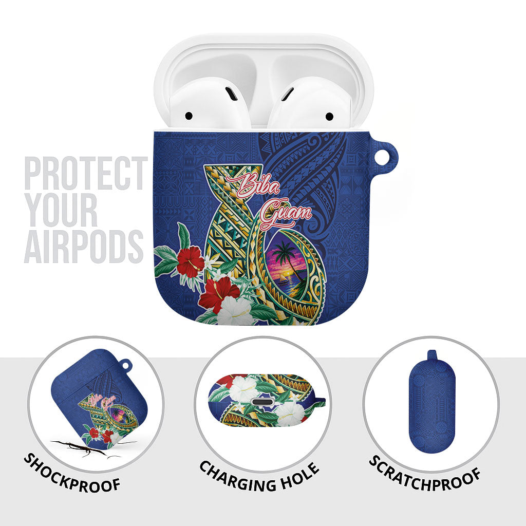 Guam Chamorro AirPods Case Tribal Latte Stone and Seal Artwork Polynesian Patterns LT03 - Polynesian Pride
