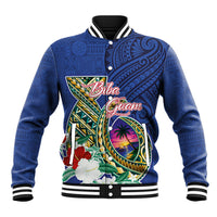 Guam Chamorro Baseball Jacket Tribal Latte Stone and Seal Artwork Polynesian Patterns LT03 Unisex Multicolor - Polynesian Pride