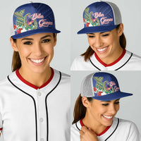 Guam Chamorro Baseball Net Cap Tribal Latte Stone and Seal Artwork Polynesian Patterns LT03 - Polynesian Pride