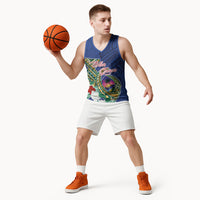 Guam Chamorro Basketball Jersey Tribal Latte Stone and Seal Artwork Polynesian Patterns LT03 - Polynesian Pride