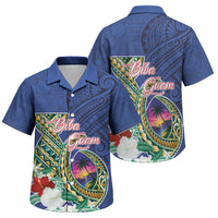 Guam Chamorro Family Matching Summer Maxi Dress and Hawaiian Shirt Tribal Latte Stone and Seal Artwork Polynesian Patterns LT03 Son's Shirt Multicolor - Polynesian Pride