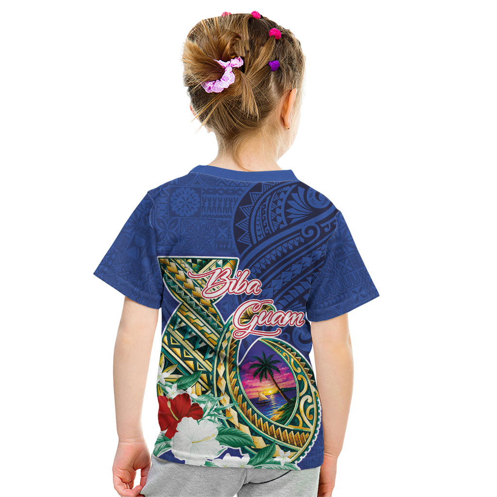 Guam Chamorro Kid T Shirt Tribal Latte Stone and Seal Artwork Polynesian Patterns LT03 - Polynesian Pride