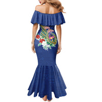 Guam Chamorro Mermaid Dress Tribal Latte Stone and Seal Artwork Polynesian Patterns LT03 - Polynesian Pride