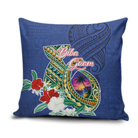 Guam Chamorro Pillow Cover Tribal Latte Stone and Seal Artwork Polynesian Patterns LT03 Multicolor - Polynesian Pride