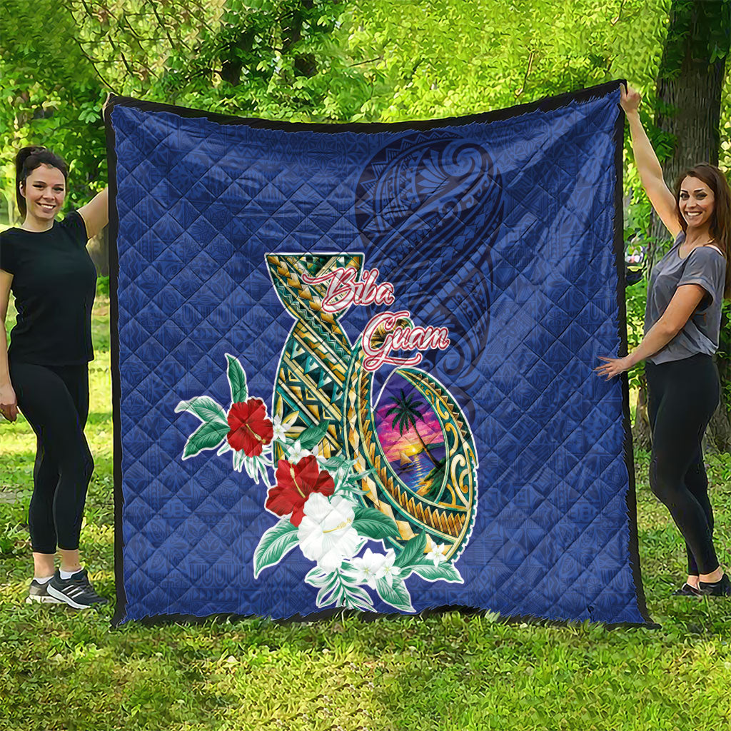 Guam Chamorro Quilt Tribal Latte Stone and Seal Artwork Polynesian Patterns LT03 - Polynesian Pride