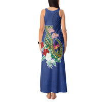 Guam Chamorro Tank Maxi Dress Tribal Latte Stone and Seal Artwork Polynesian Patterns LT03 - Polynesian Pride