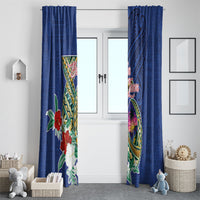 Guam Chamorro Window Curtain Tribal Latte Stone and Seal Artwork Polynesian Patterns LT03 - Polynesian Pride