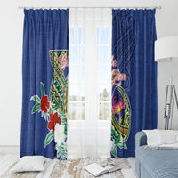 Guam Chamorro Window Curtain Tribal Latte Stone and Seal Artwork Polynesian Patterns LT03 - Polynesian Pride