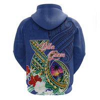 Guam Chamorro Zip Hoodie Tribal Latte Stone and Seal Artwork Polynesian Patterns LT03 - Polynesian Pride