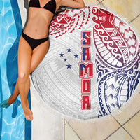 Samoa 685 Art Traditional Tattoo Pattern Beach Blanket Gradient Color
