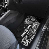 Samoa 685 Art Traditional Tattoo Pattern Car Mats Black Color
