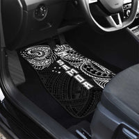 Samoa 685 Art Traditional Tattoo Pattern Car Mats Black Color
