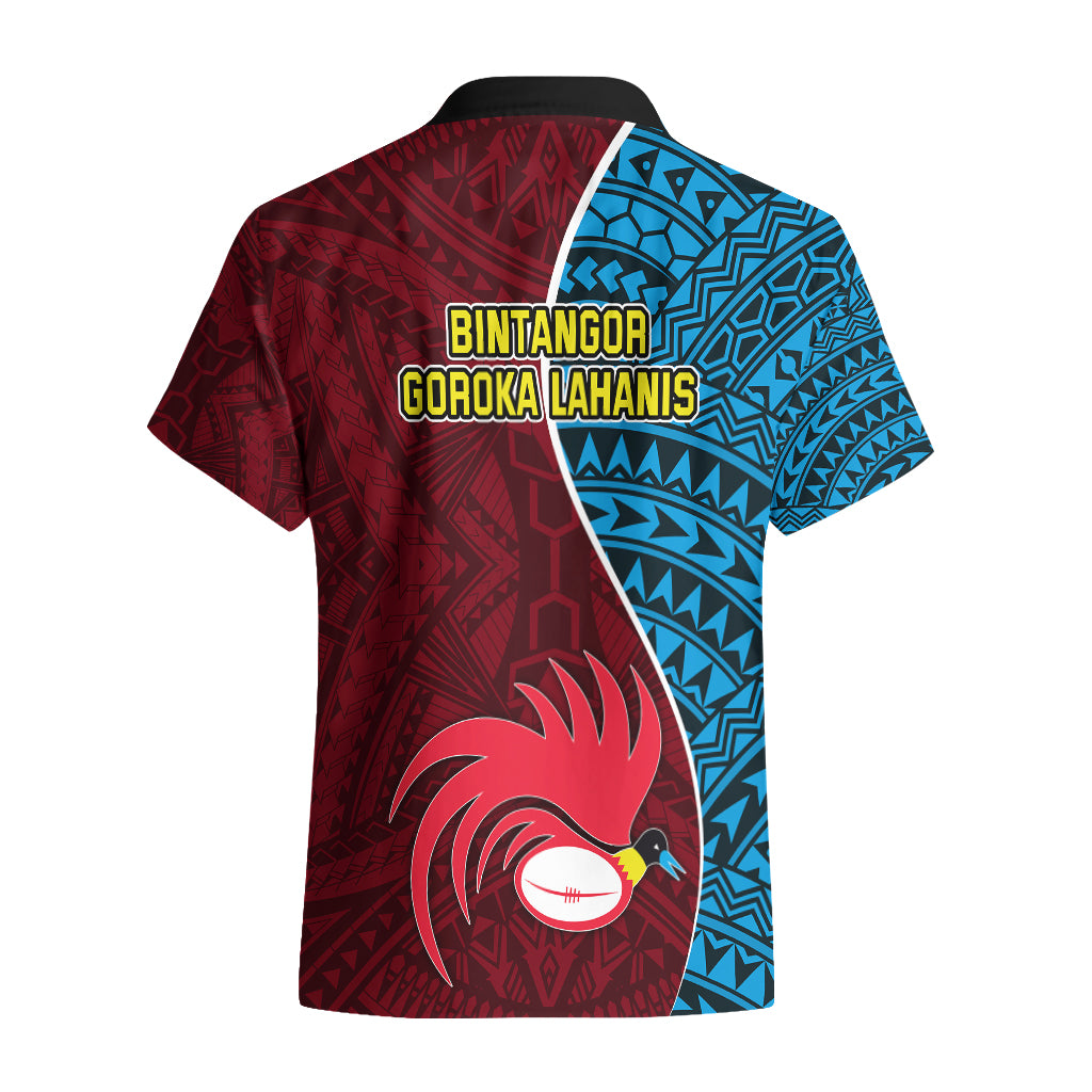 Bintangor Goroka Lahanis Rugby Hawaiian Shirt Papua New Guinea Polynesian Tattoo LT03 - Polynesian Pride