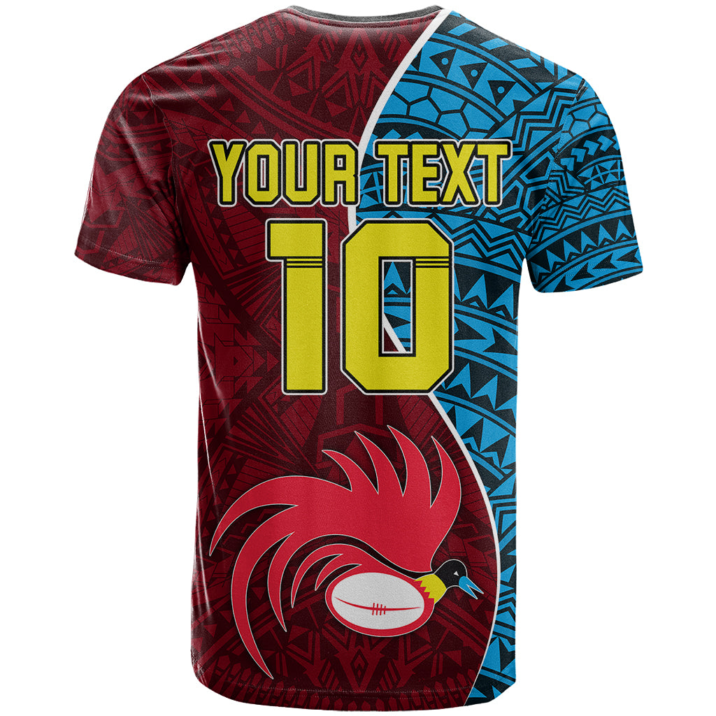 Custom Bintangor Goroka Lahanis Rugby T Shirt Papua New Guinea Polynesian Tattoo LT03 - Polynesian Pride